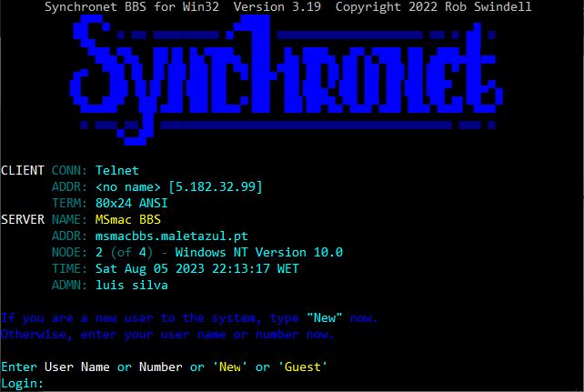 MSmac BBS