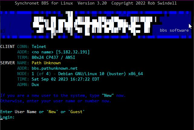 Path Unknown BBS