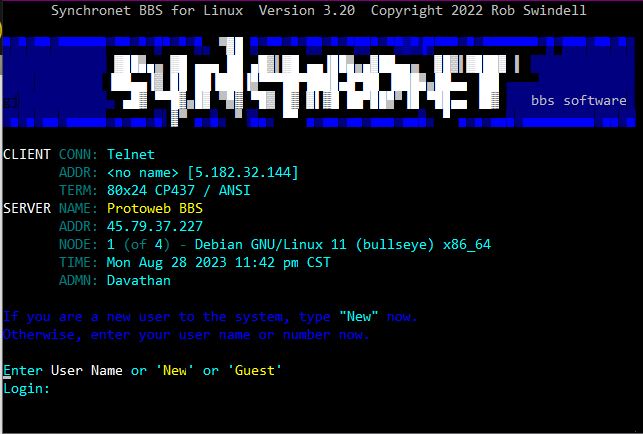 Protoweb BBS