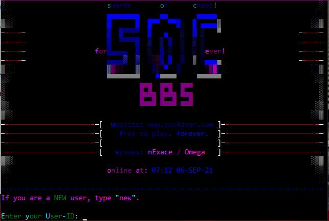 Swords Of Chaos Forever BBS
