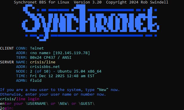 Crisis/Line BBS