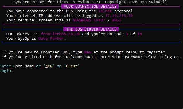 Frontier BBS