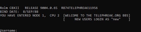Telephreak BBS