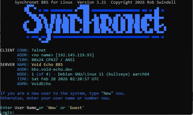 Void Echo BBS