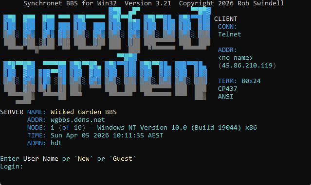 Wicked Garden BBS